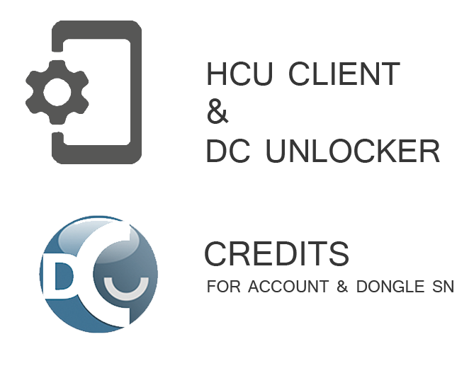 HCU Client & DC Unlocker Credits